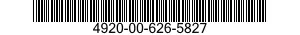 4920-00-626-5827  4920006265827 006265827