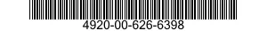 4920-00-626-6398  4920006266398 006266398