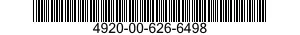 4920-00-626-6498  4920006266498 006266498