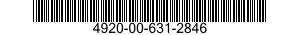 4920-00-631-2846  4920006312846 006312846
