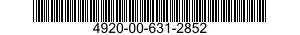 4920-00-631-2852  4920006312852 006312852