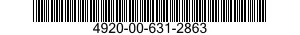4920-00-631-2863  4920006312863 006312863
