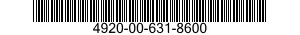 4920-00-631-8600  4920006318600 006318600