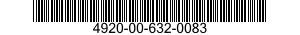 4920-00-632-0083  4920006320083 006320083