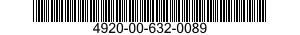 4920-00-632-0089  4920006320089 006320089