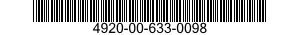 4920-00-633-0098  4920006330098 006330098