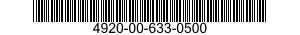 4920-00-633-0500  4920006330500 006330500