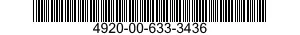 4920-00-633-3436  4920006333436 006333436