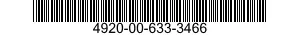 4920-00-633-3466  4920006333466 006333466