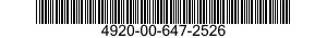 4920-00-647-2526  4920006472526 006472526