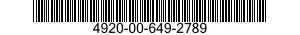 4920-00-649-2789  4920006492789 006492789