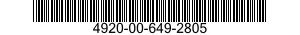 4920-00-649-2805  4920006492805 006492805
