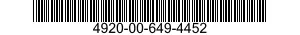 4920-00-649-4452  4920006494452 006494452