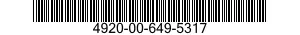 4920-00-649-5317  4920006495317 006495317
