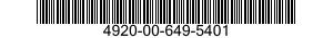 4920-00-649-5401  4920006495401 006495401