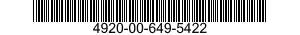 4920-00-649-5422  4920006495422 006495422
