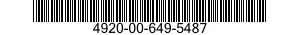 4920-00-649-5487  4920006495487 006495487