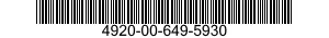 4920-00-649-5930  4920006495930 006495930