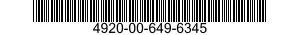 4920-00-649-6345  4920006496345 006496345
