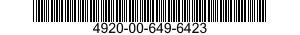 4920-00-649-6423  4920006496423 006496423
