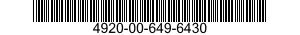 4920-00-649-6430  4920006496430 006496430
