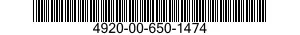 4920-00-650-1474  4920006501474 006501474