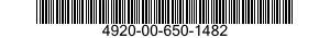 4920-00-650-1482  4920006501482 006501482
