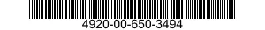 4920-00-650-3494  4920006503494 006503494