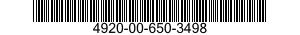 4920-00-650-3498  4920006503498 006503498