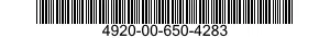 4920-00-650-4283  4920006504283 006504283
