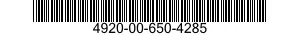 4920-00-650-4285  4920006504285 006504285