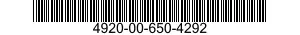 4920-00-650-4292  4920006504292 006504292