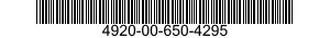 4920-00-650-4295  4920006504295 006504295