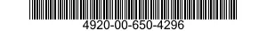 4920-00-650-4296  4920006504296 006504296