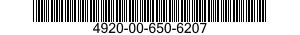 4920-00-650-6207  4920006506207 006506207