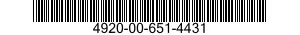 4920-00-651-4431  4920006514431 006514431
