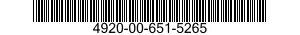 4920-00-651-5265  4920006515265 006515265