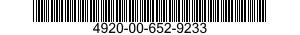 4920-00-652-9233  4920006529233 006529233