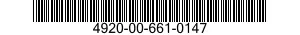 4920-00-661-0147  4920006610147 006610147