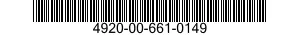 4920-00-661-0149  4920006610149 006610149