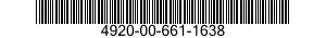 4920-00-661-1638  4920006611638 006611638