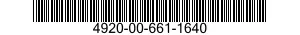 4920-00-661-1640  4920006611640 006611640