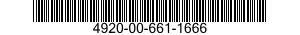 4920-00-661-1666  4920006611666 006611666