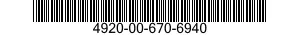 4920-00-670-6940  4920006706940 006706940