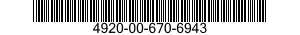 4920-00-670-6943 SLIDE AND SUPPORT P 4920006706943 006706943