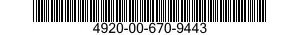 4920-00-670-9443  4920006709443 006709443