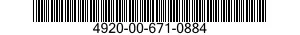 4920-00-671-0884  4920006710884 006710884