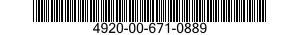 4920-00-671-0889  4920006710889 006710889
