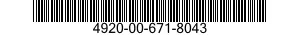 4920-00-671-8043  4920006718043 006718043