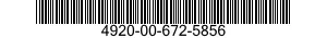 4920-00-672-5856 ADAPTER,PRESSURE TEST 4920006725856 006725856